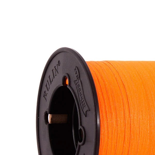 LISTON CURLING NEON MATE NARANJA 709 JANEL 100M. ROLLO